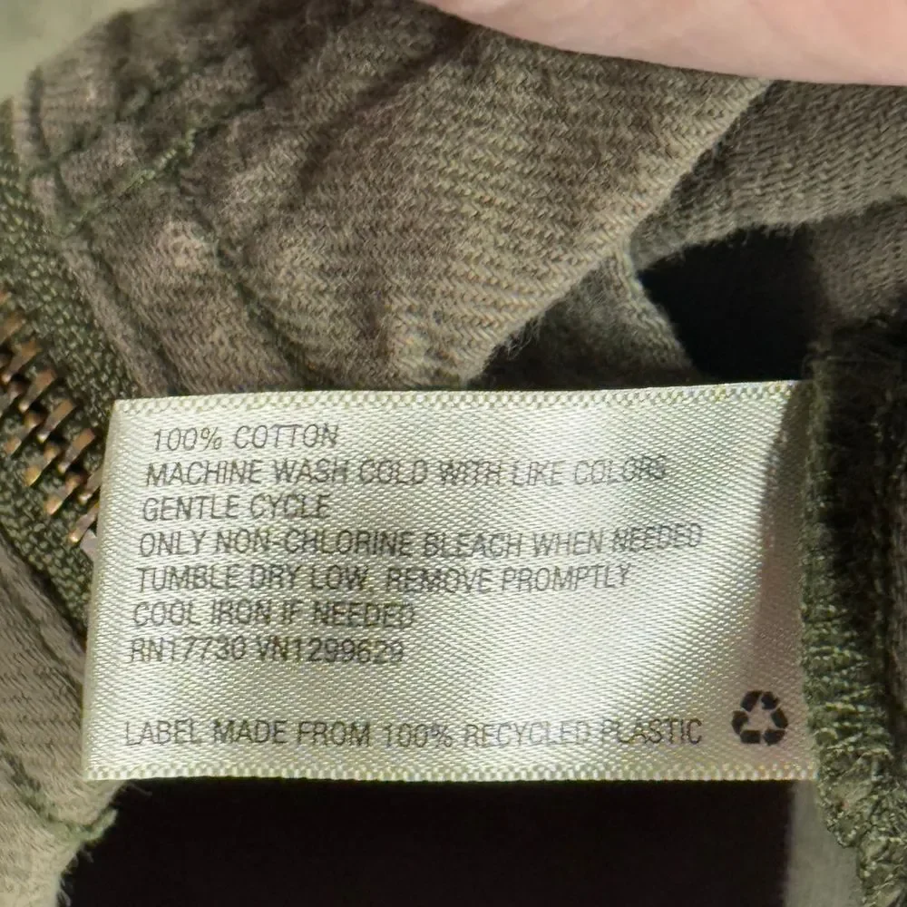 Knox Rose Womens Utility Jacket‎ Size Small Green Cargo Military Outerwear